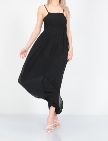 
						Rochie lunga Only, negru