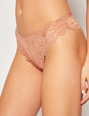 Chilot Tanga Triumph, roz pudra, L