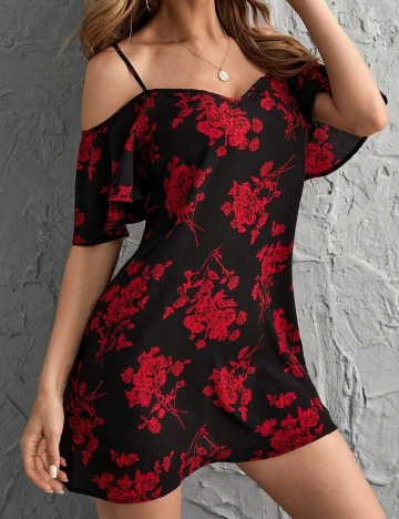 Rochie scurta SHEIN, negru Negru