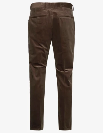 Pantaloni Selected, maro