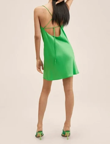 Rochie scurta Mango, verde Verde