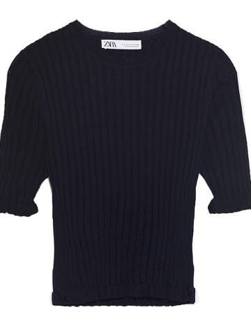 Tricou Zara, negru, XL