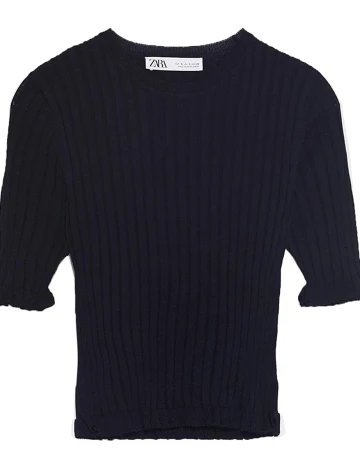 Tricou Zara, negru, XL