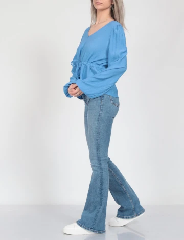 Bluza Pieces, albastru