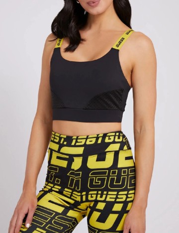 Bustiera sport Guess, negru