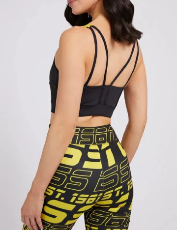Bustiera sport Guess, negru Negru