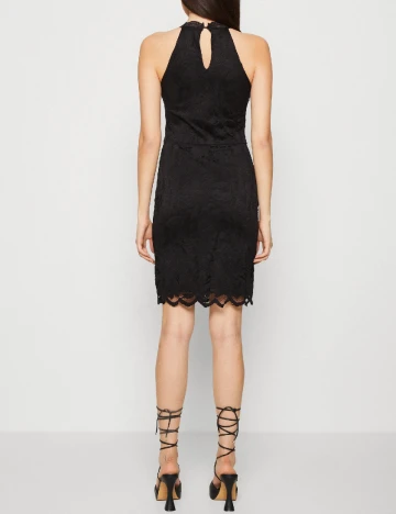 Rochie medie Vila, negru Negru