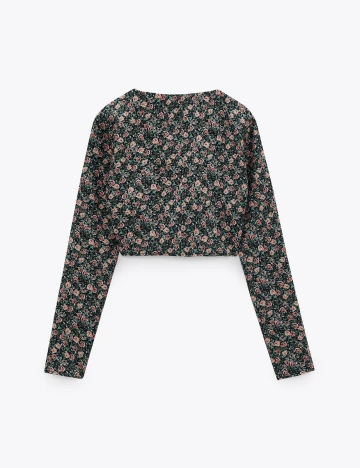 Top Zara, floral print