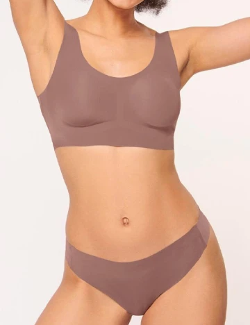 Bustiera Sloggi by Triumph, roz pudra inchis Roz