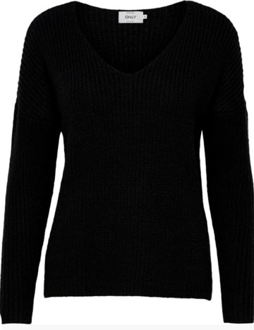 Pulover Only, negru, L