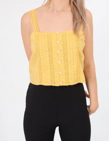 Top American Eagle, galben Galben