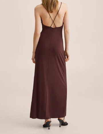 Rochie lunga Mango, maro