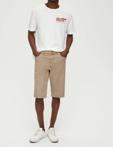 Pantaloni scurti s.Oliver, crem