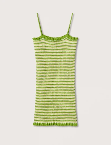 Rochie scurta Mango, verde