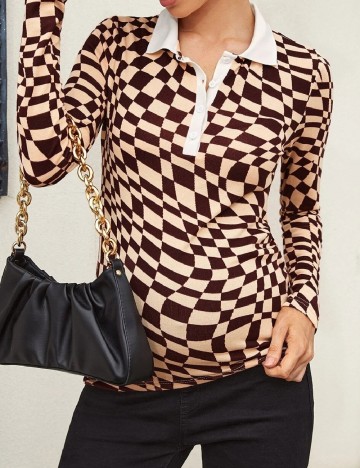Bluza SHEIN Maternity, crem