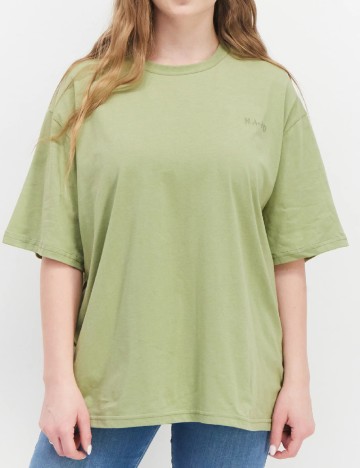 
						Tricou Oversize NA-KD, verde