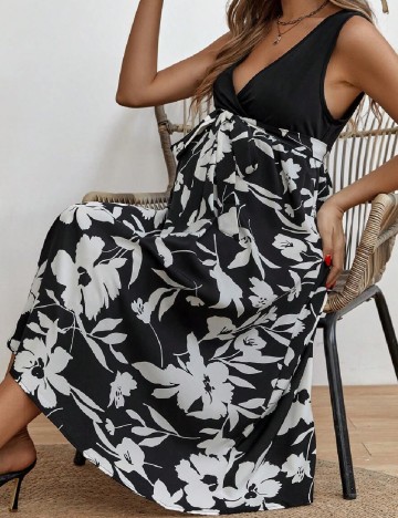 Rochie medie SHEIN Maternity, negru