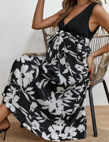 Rochie medie SHEIN Maternity, negru