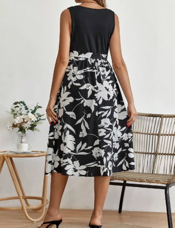 Rochie medie SHEIN Maternity, negru