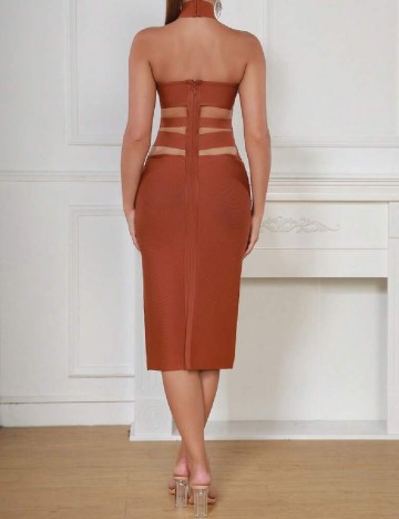 Rochie medie SHEIN, maro