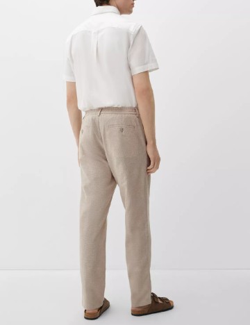 Pantaloni s.Oliver, crem