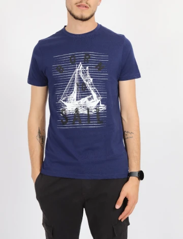 Tricou Milano Bulls, bleumarin