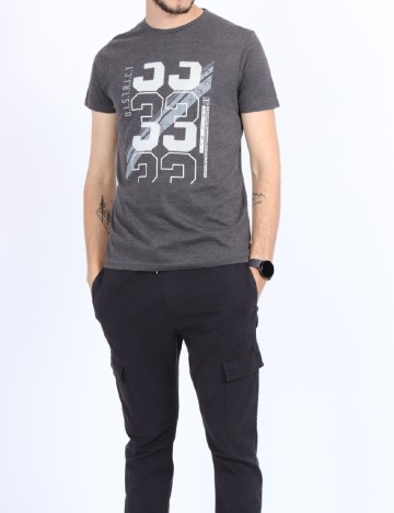 
						Tricou Milano Bulls, gri