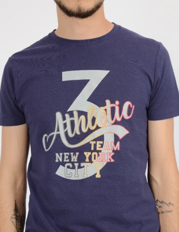 Tricou Milano Bulls, bleumarin Albastru