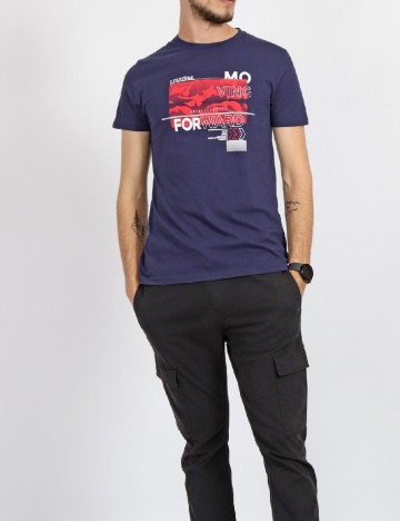 Tricou Milano Bulls, bleumarin