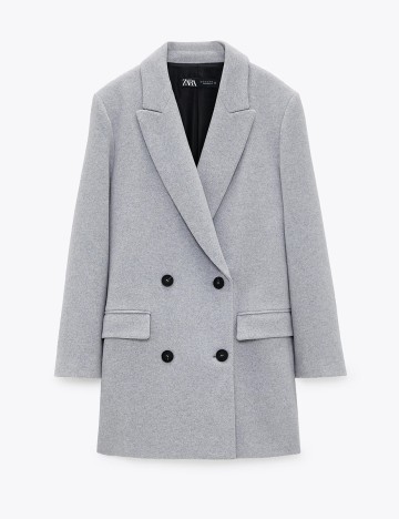 Palton Zara, gri, S