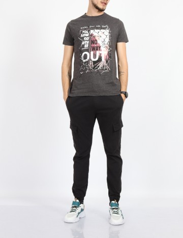 Tricou Milano Bulls, gri