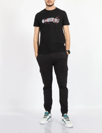 Tricou Milano Bulls, negru Negru