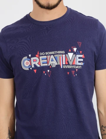 Tricou Milano Bulls, bleumarin Albastru