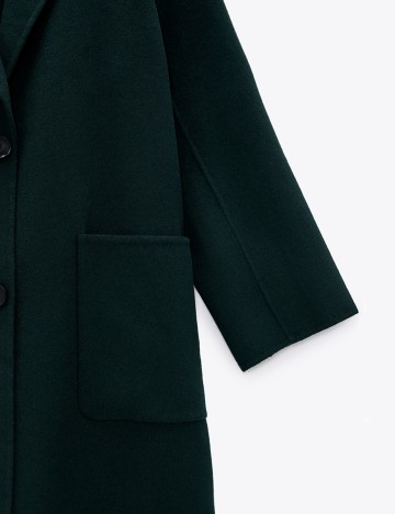 Palton Zara, verde, XS