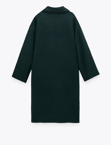 Palton Zara, verde, XS