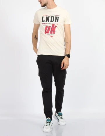Tricou Milano Bulls, crem