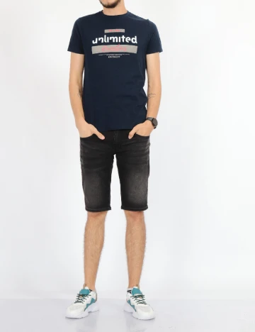 Tricou Milano Bulls, bleumarin