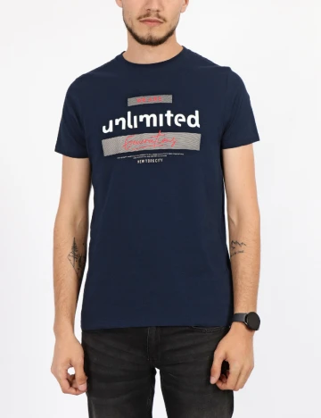 Tricou Milano Bulls, bleumarin