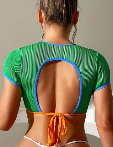 Top de baie SHEIN, verde