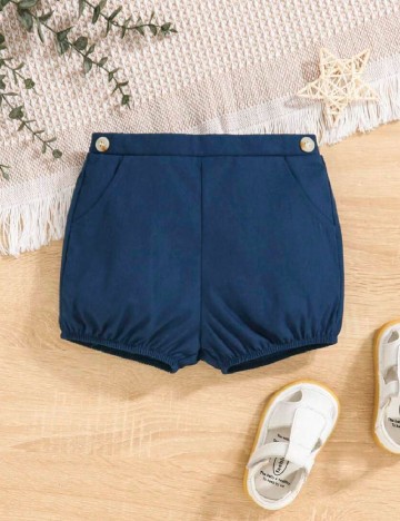 
						Pantaloni scurti Shein Kids, bleumarin