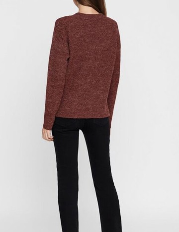 Pulover Vero Moda, grena, L