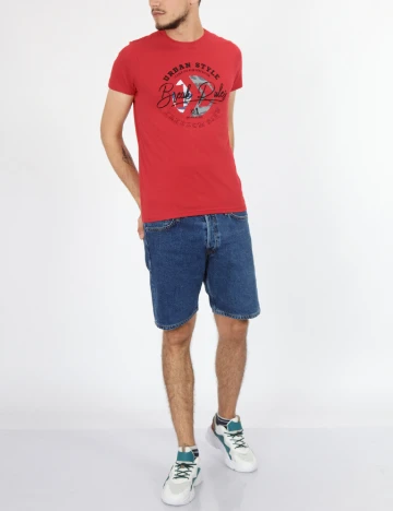 Tricou Milano Bulls, rosu