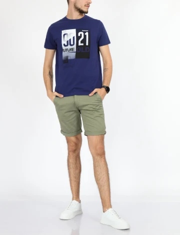 Tricou Milano Bulls, bleumarin