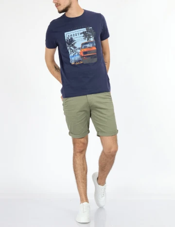 Tricou Milano Bulls, bleumarin