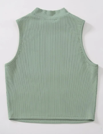 Top SHEIN CURVE, verde