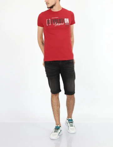 Tricou Milano Bulls, rosu