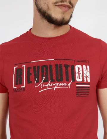 Tricou Milano Bulls, rosu