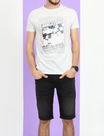 Tricou Milano Bulls, gri