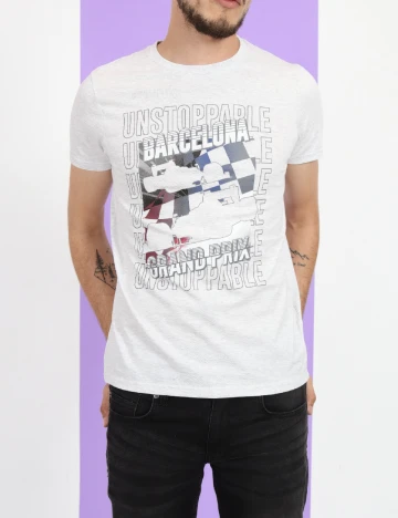 Tricou Milano Bulls, gri
