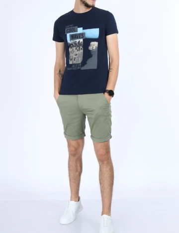 Tricou Milano Bulls, bleumarin